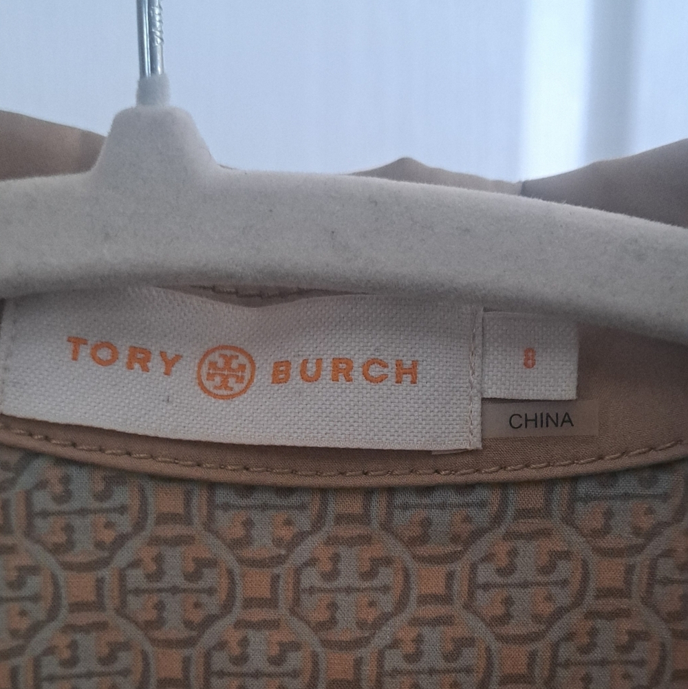 Tory Burch Peplum Jacket – Size 8 – Camel/Tan – 100% Cotton - Picture 3 of 10